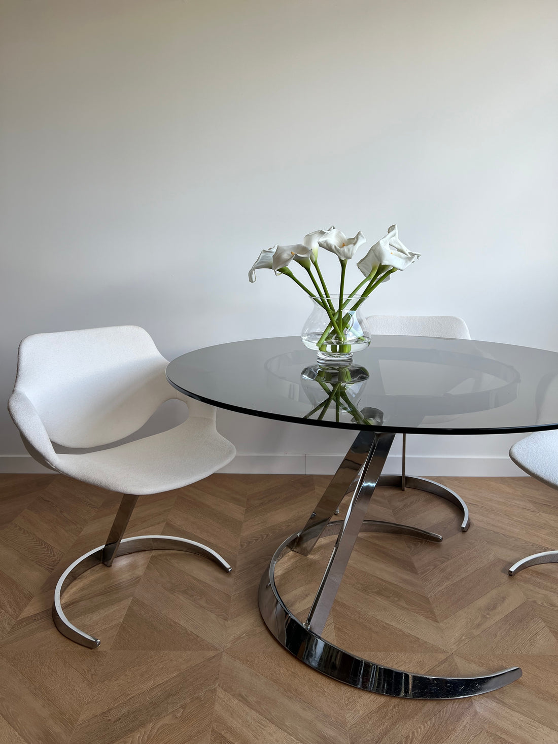 Table Boris Tabacoff et ses 4 chaises