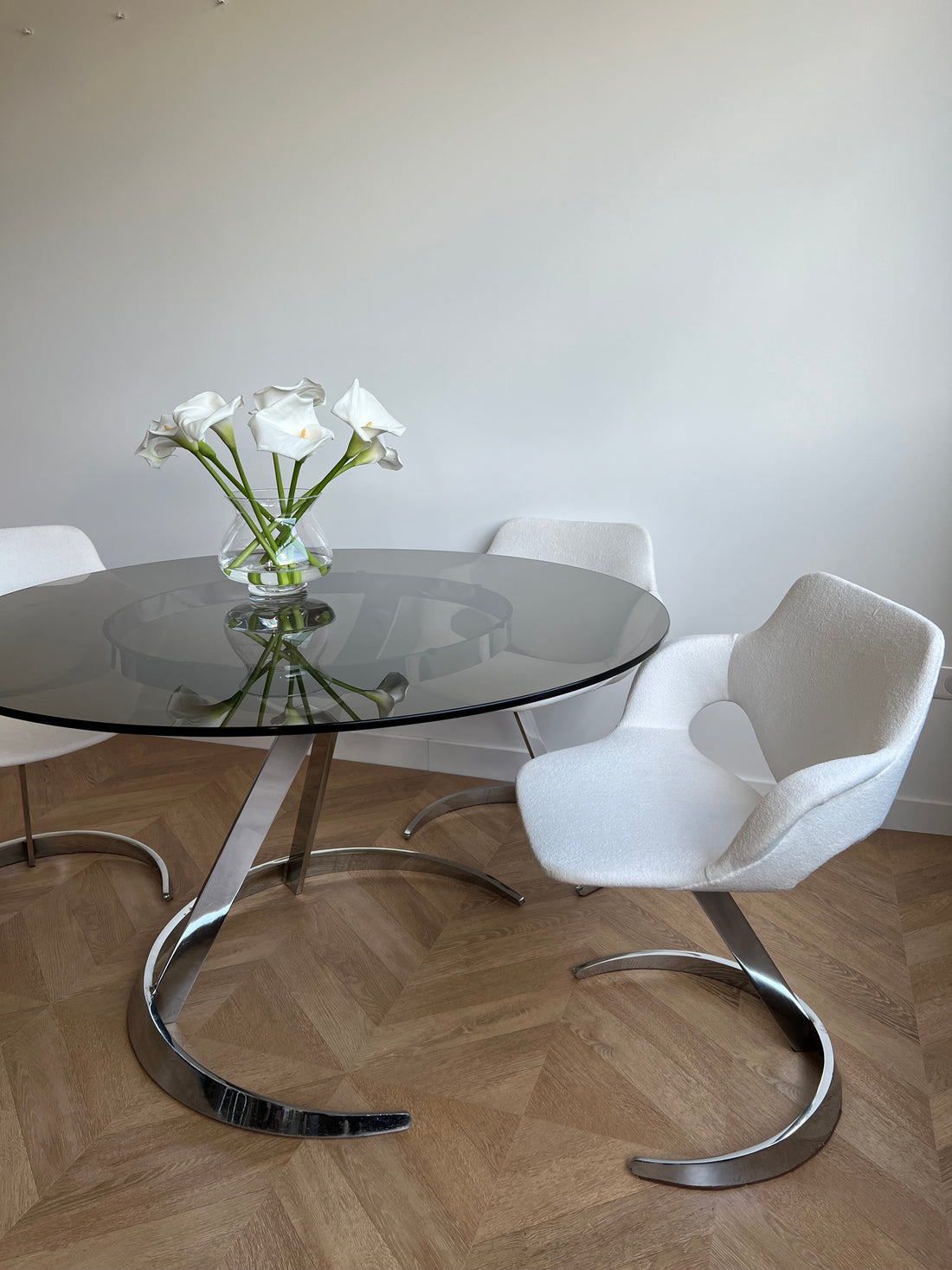 Table Boris Tabacoff et ses 4 chaises