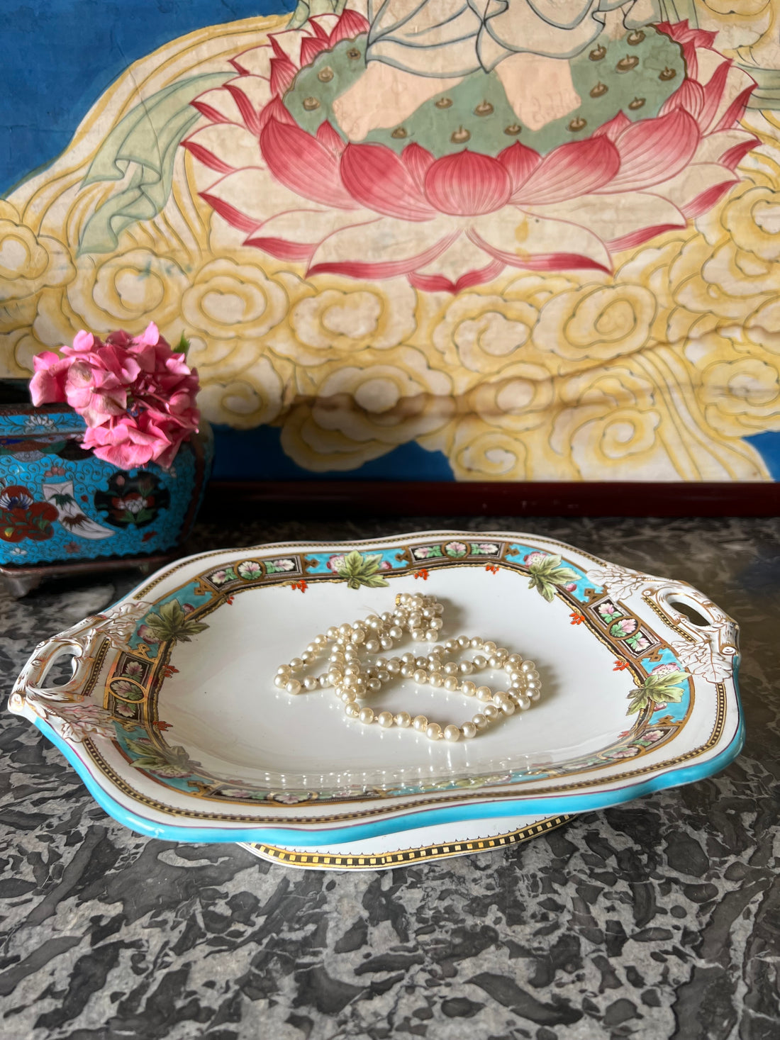 Plat Wedgwood fin XIXème