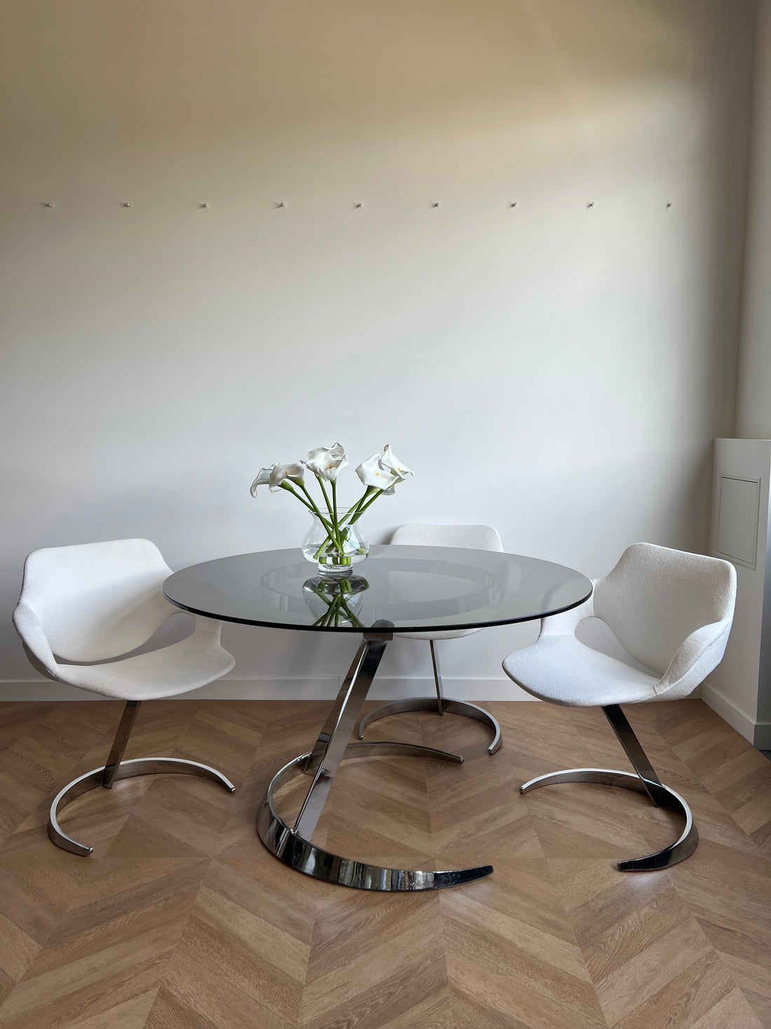Table Boris Tabacoff et ses 4 chaises