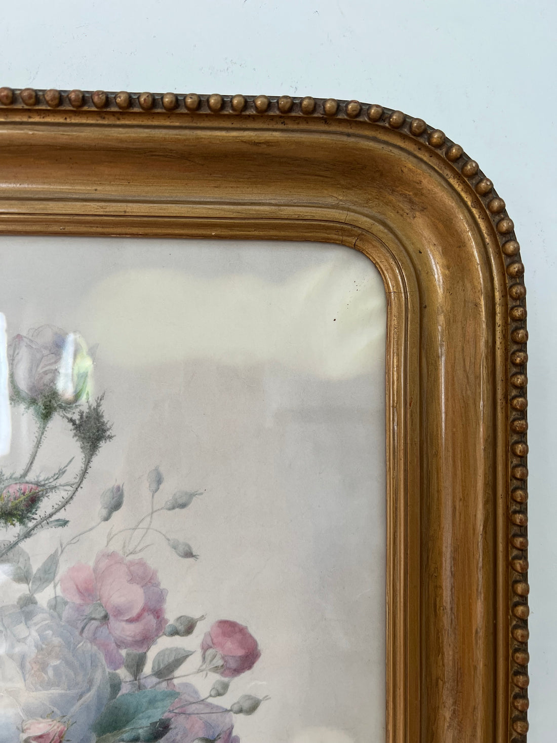 Adèle LALLEMAND - Aquarelle - 1861 (livraison avec assurance incluse)