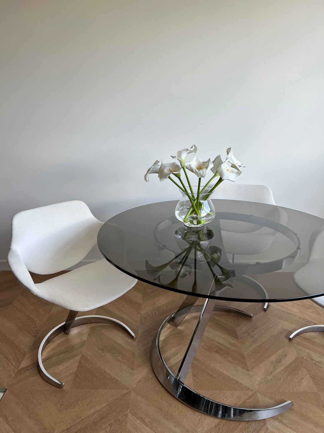 Table Boris Tabacoff et ses 4 chaises
