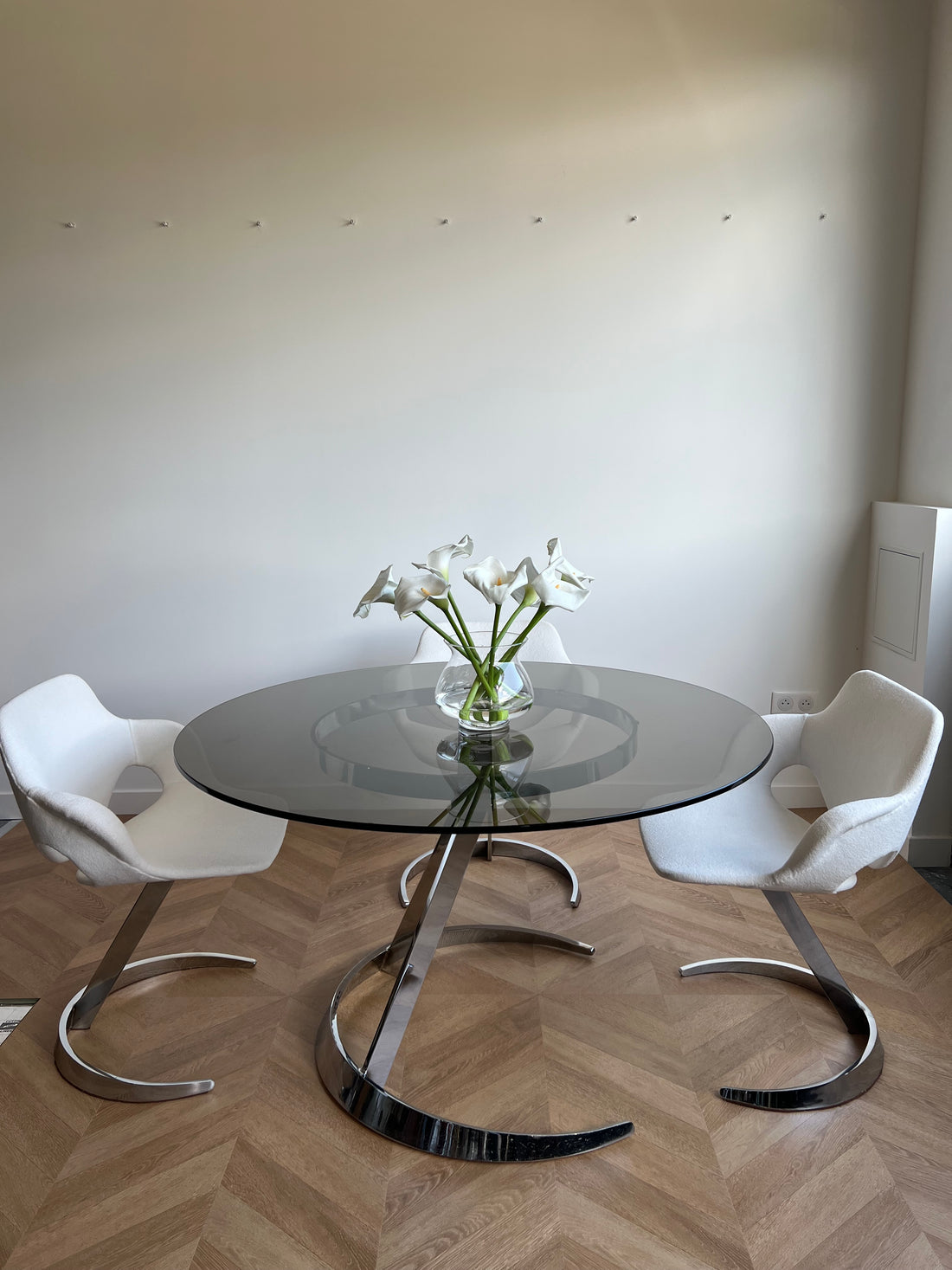 Table Boris Tabacoff et ses 4 chaises