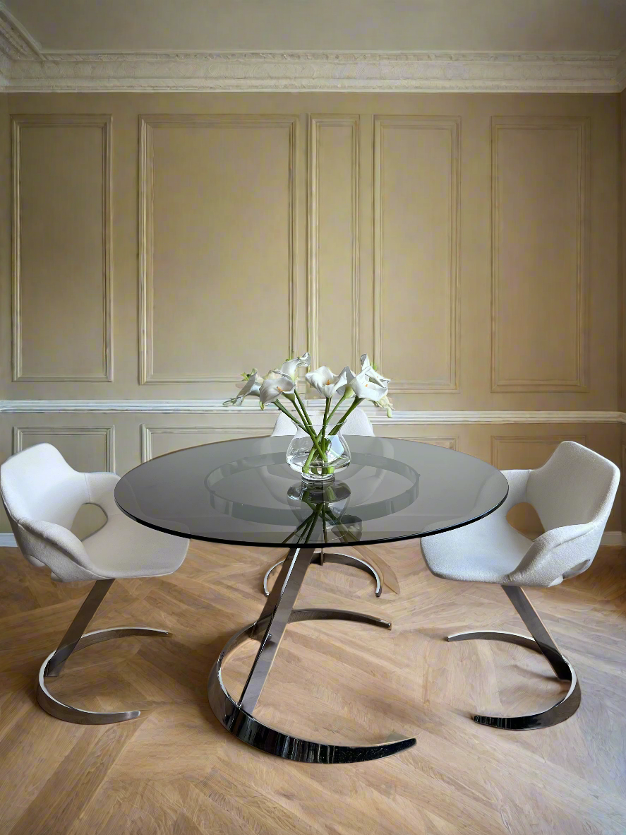 Table Boris Tabacoff et ses 4 chaises