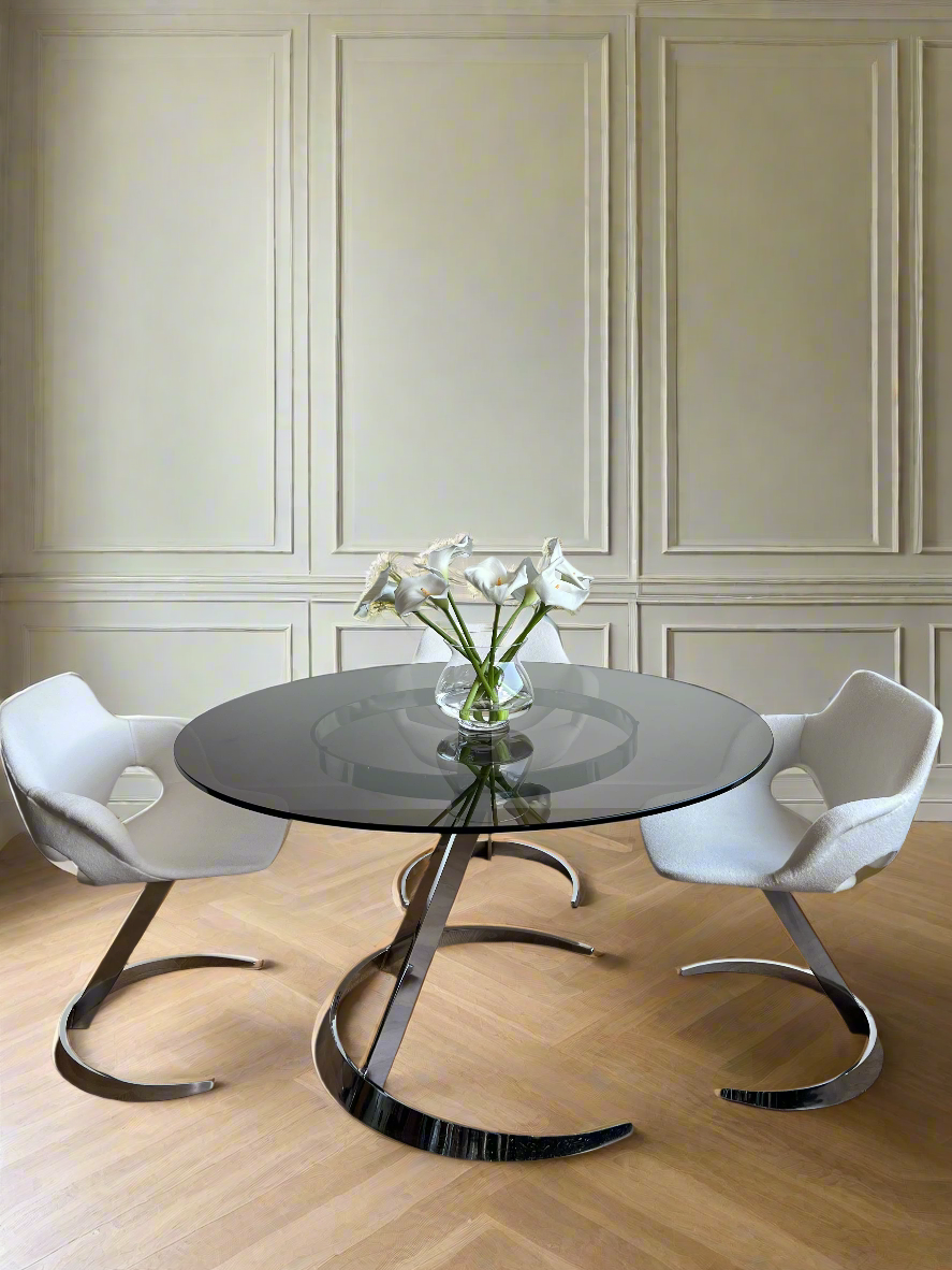 Table Boris Tabacoff et ses 4 chaises