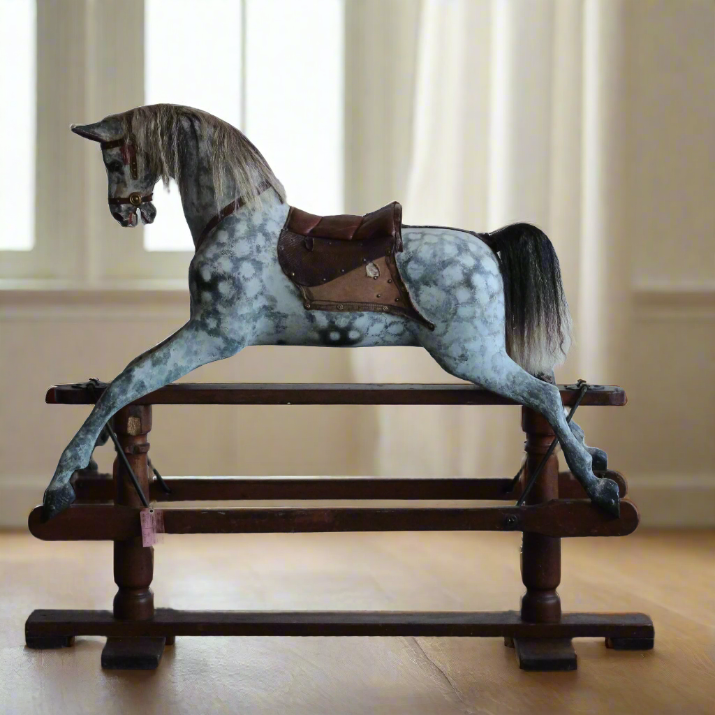 Cheval à bascule anglais fin XIXème (livraison incluse)