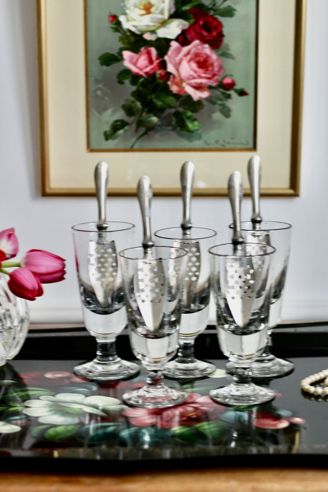 verres absinthe et cuillere