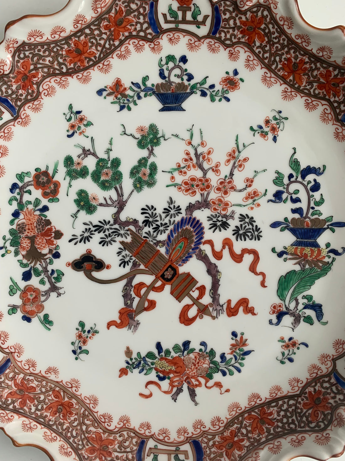 Plat Imari - Limoges 1880-1910