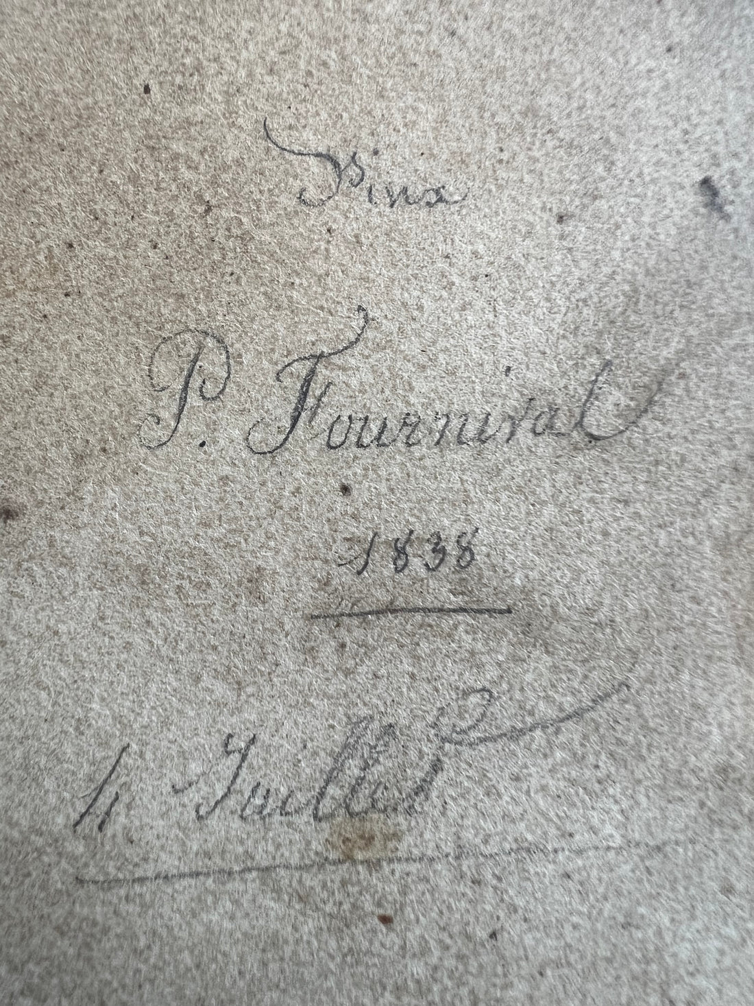 Portrait miniature de 1838