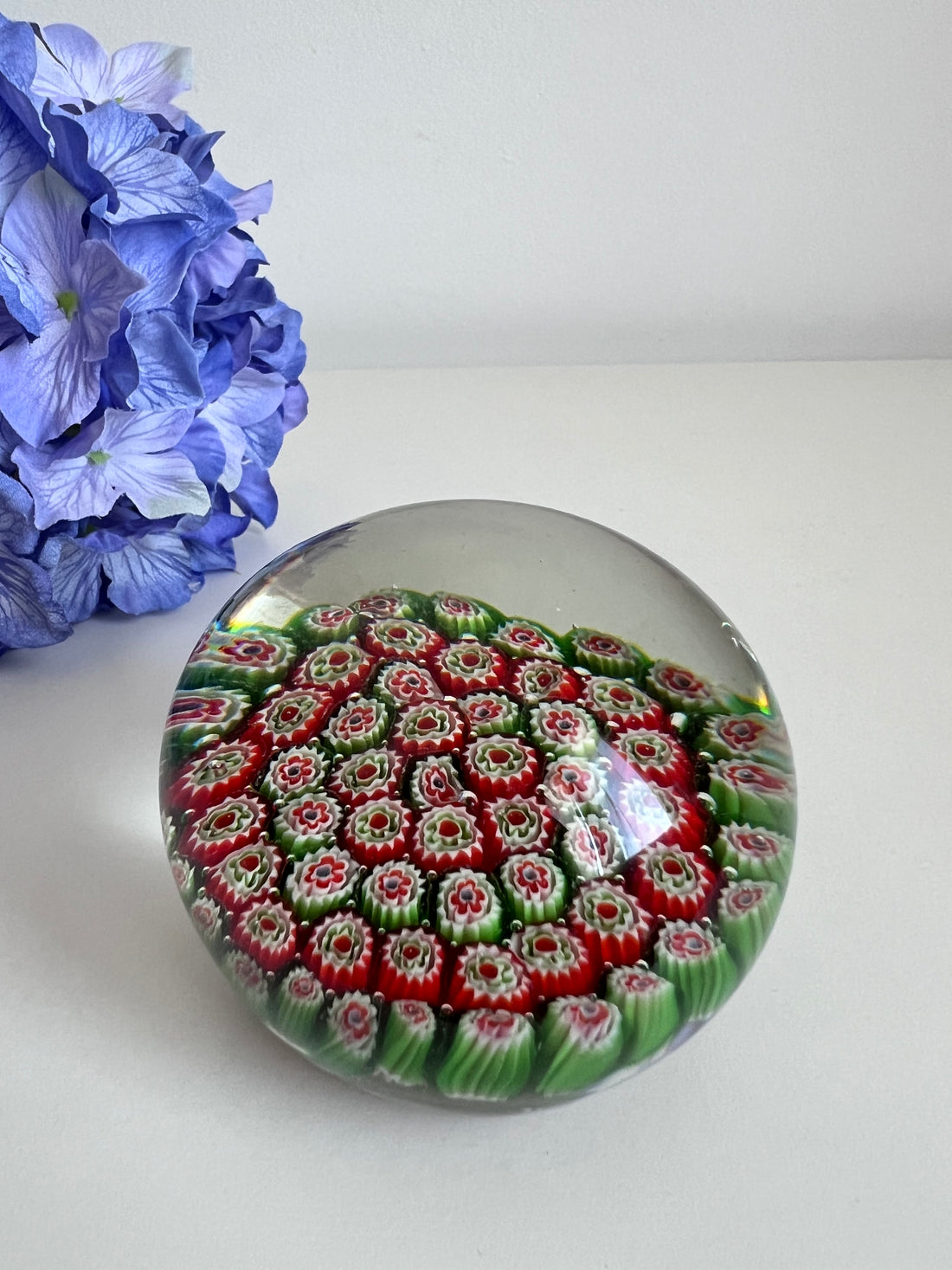 Presse-papier millefiori vintage