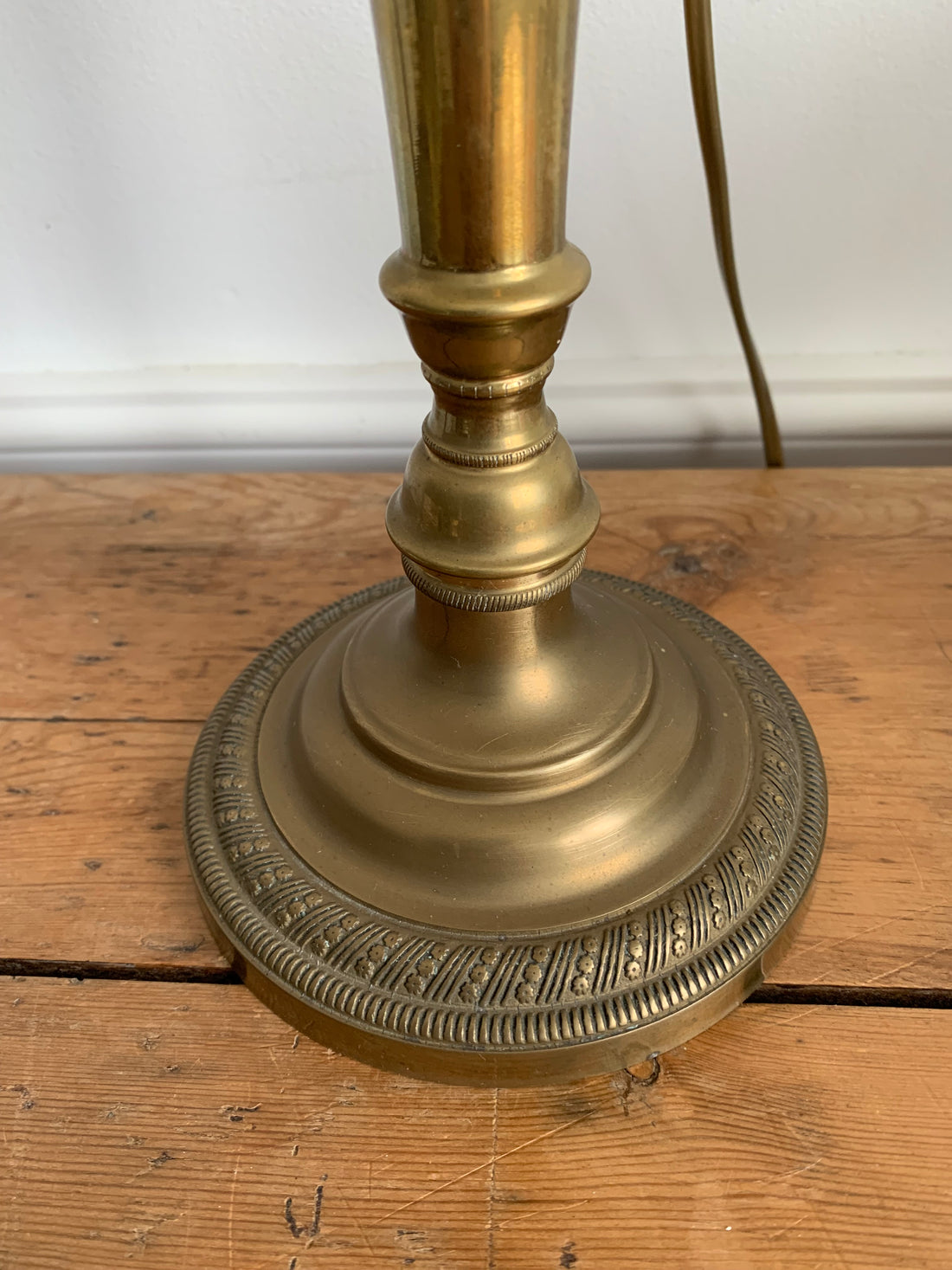 Lampe vintage en laiton avec choix d'abat jour
