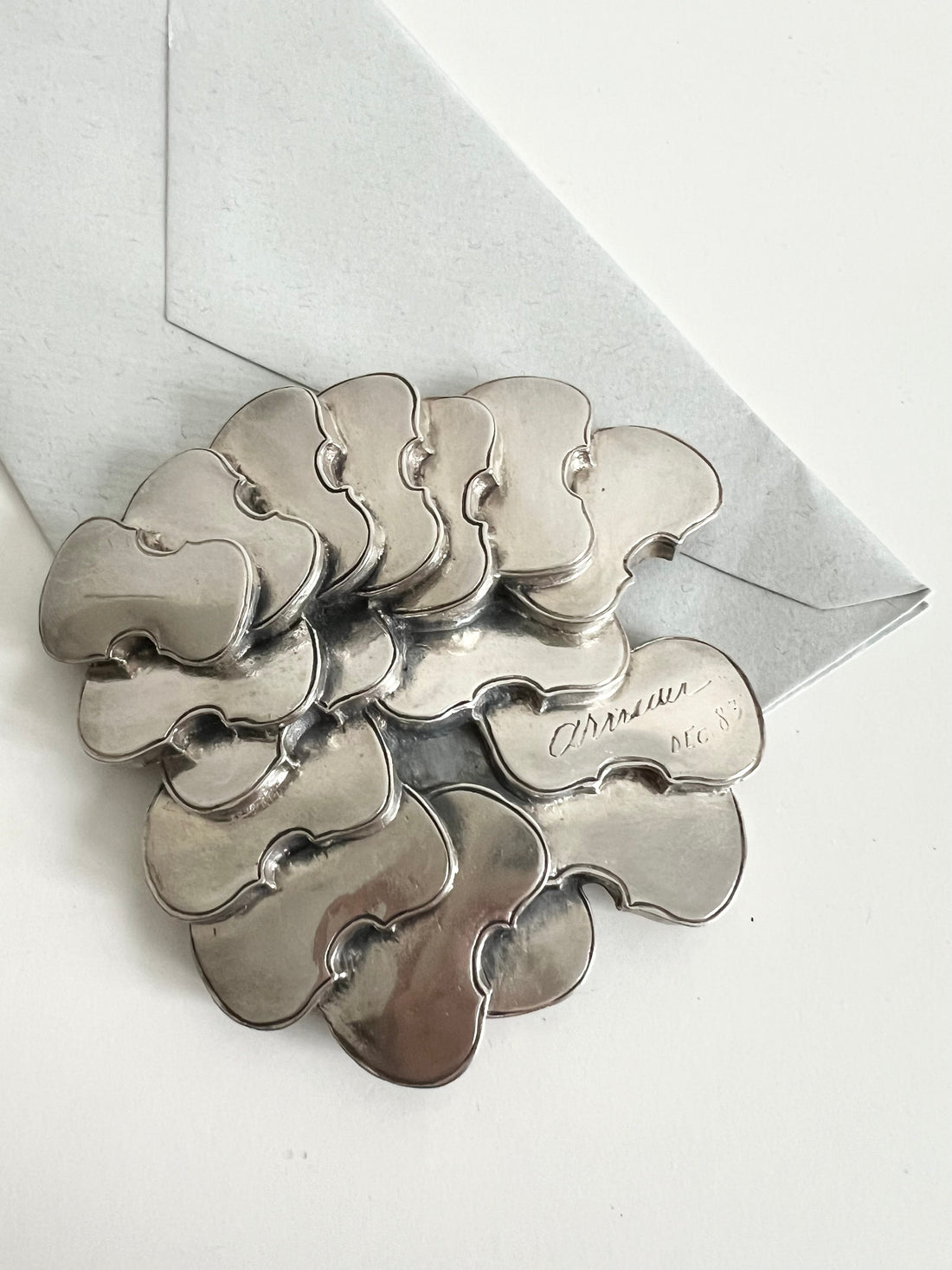 Presse-papier Arman pour Christofle "Accumulation de violons" 1984