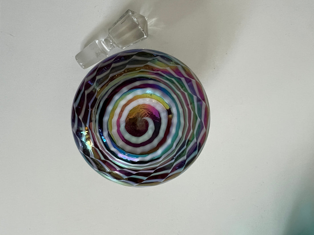Flacon à parfum irisé Murano