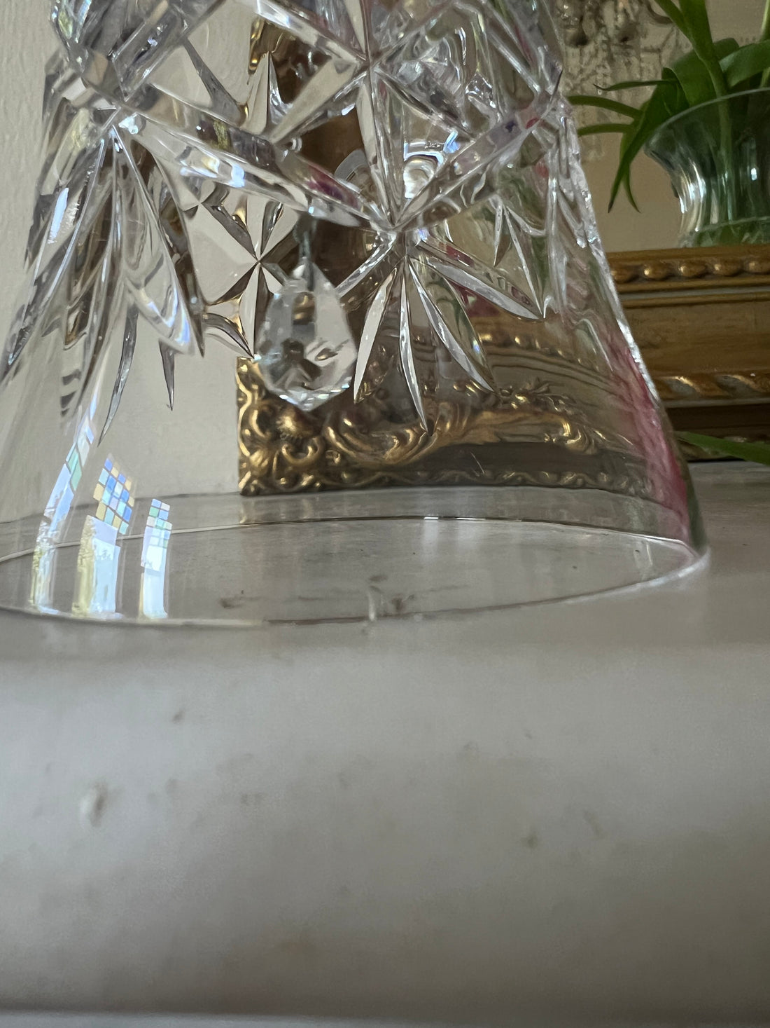 Clochette de table en cristal