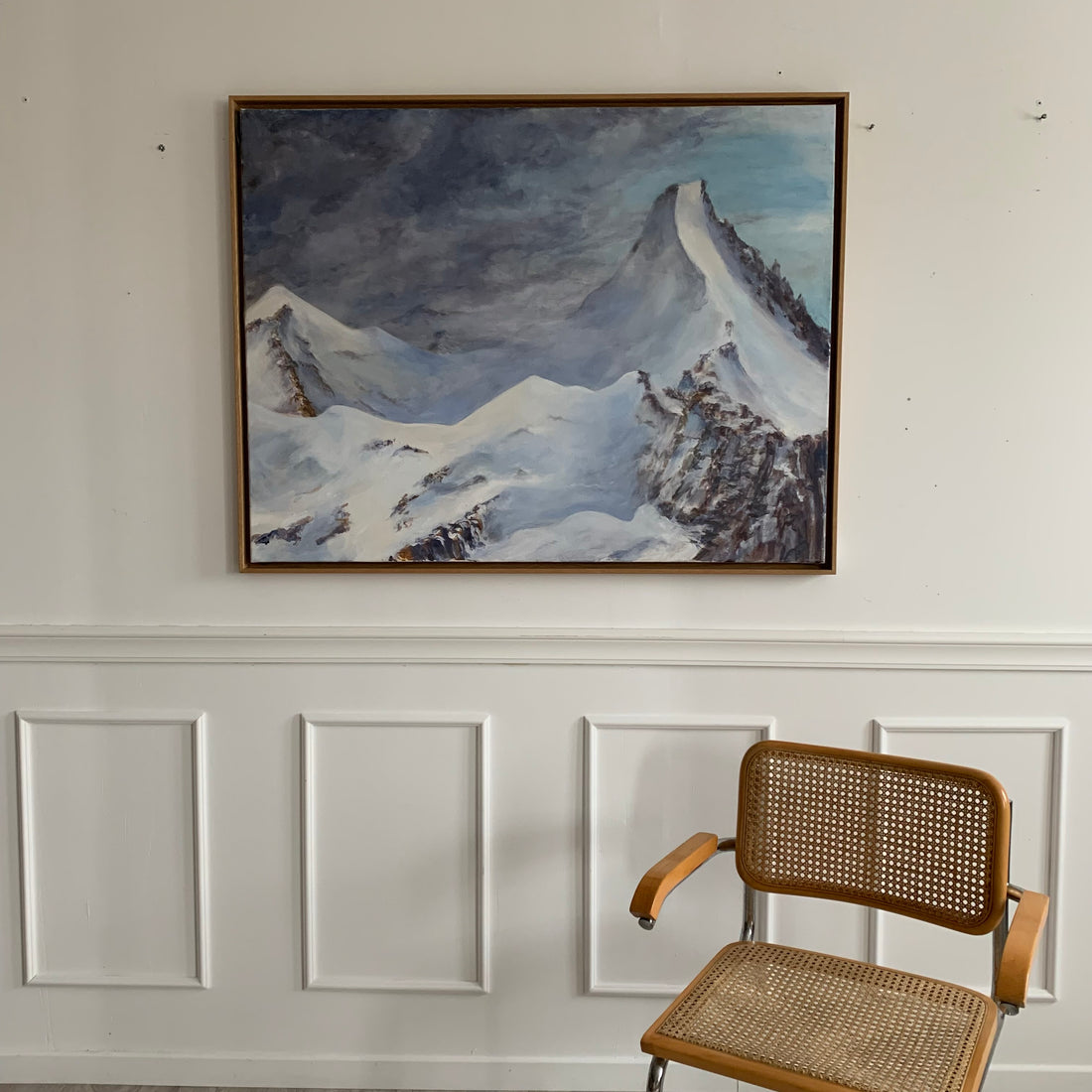 Paysage de montagne encadré