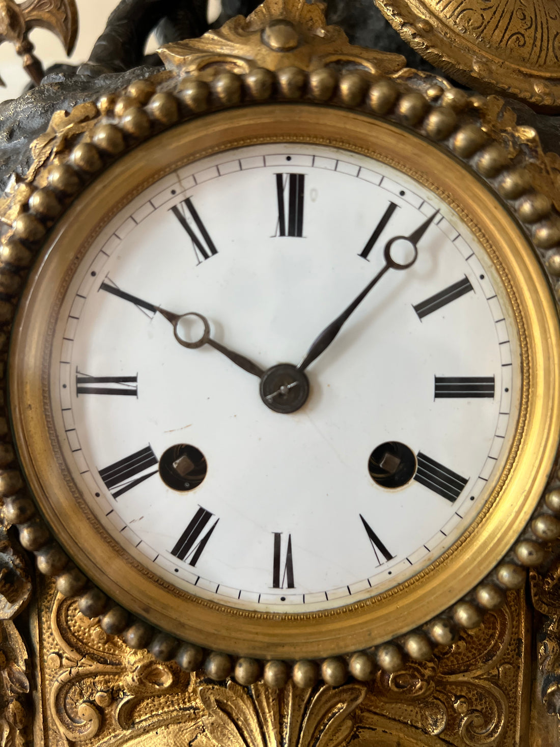 Pendule romantique en bronze - France - 1830