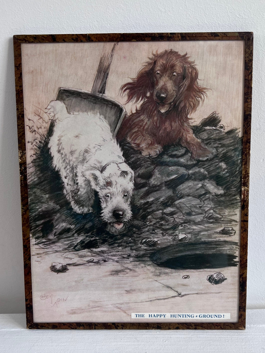 3 dessins anglais 1900 de Cecil Aldin
