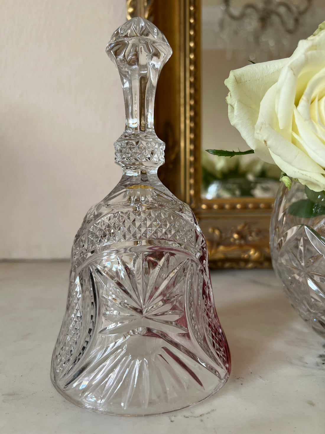 Sonnette de table en cristal