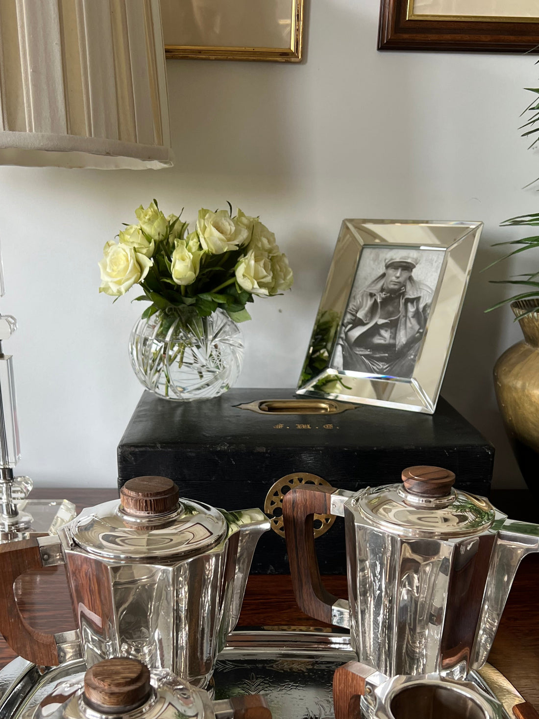 Service Art Déco 1930 avec plateau
