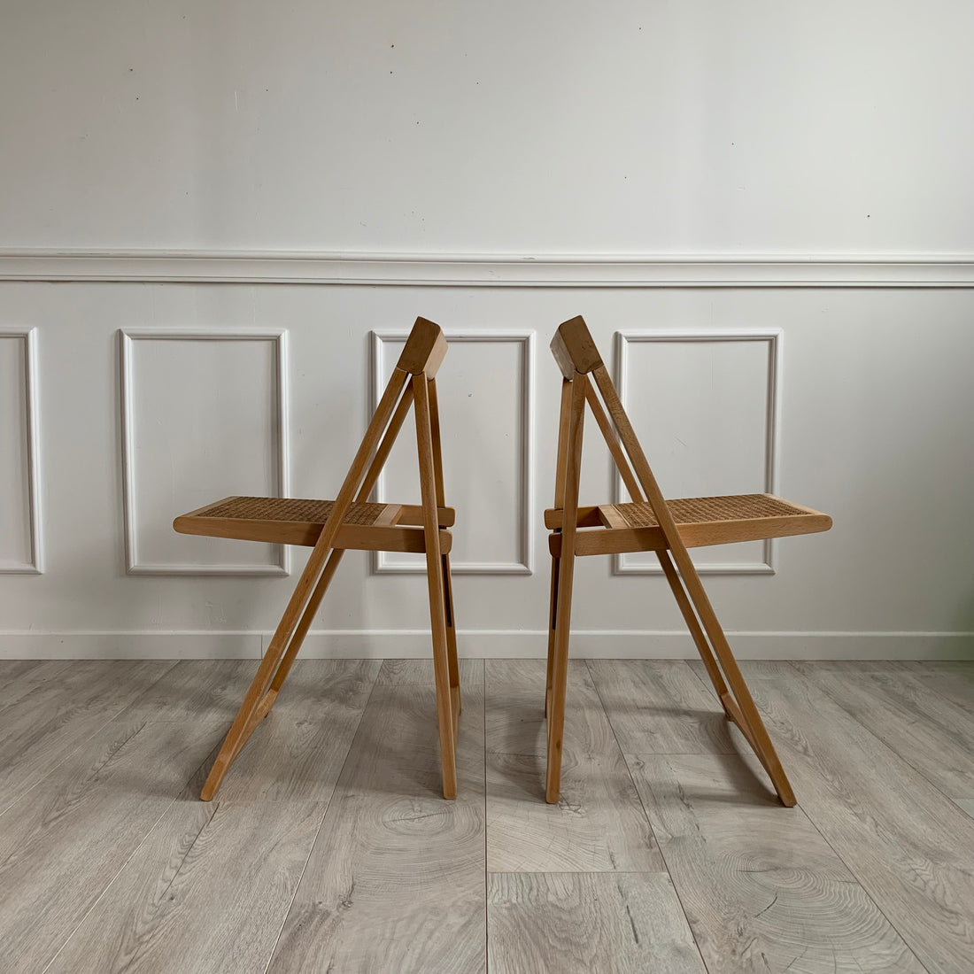 Paire de chaises pliantes Aldo Jacober