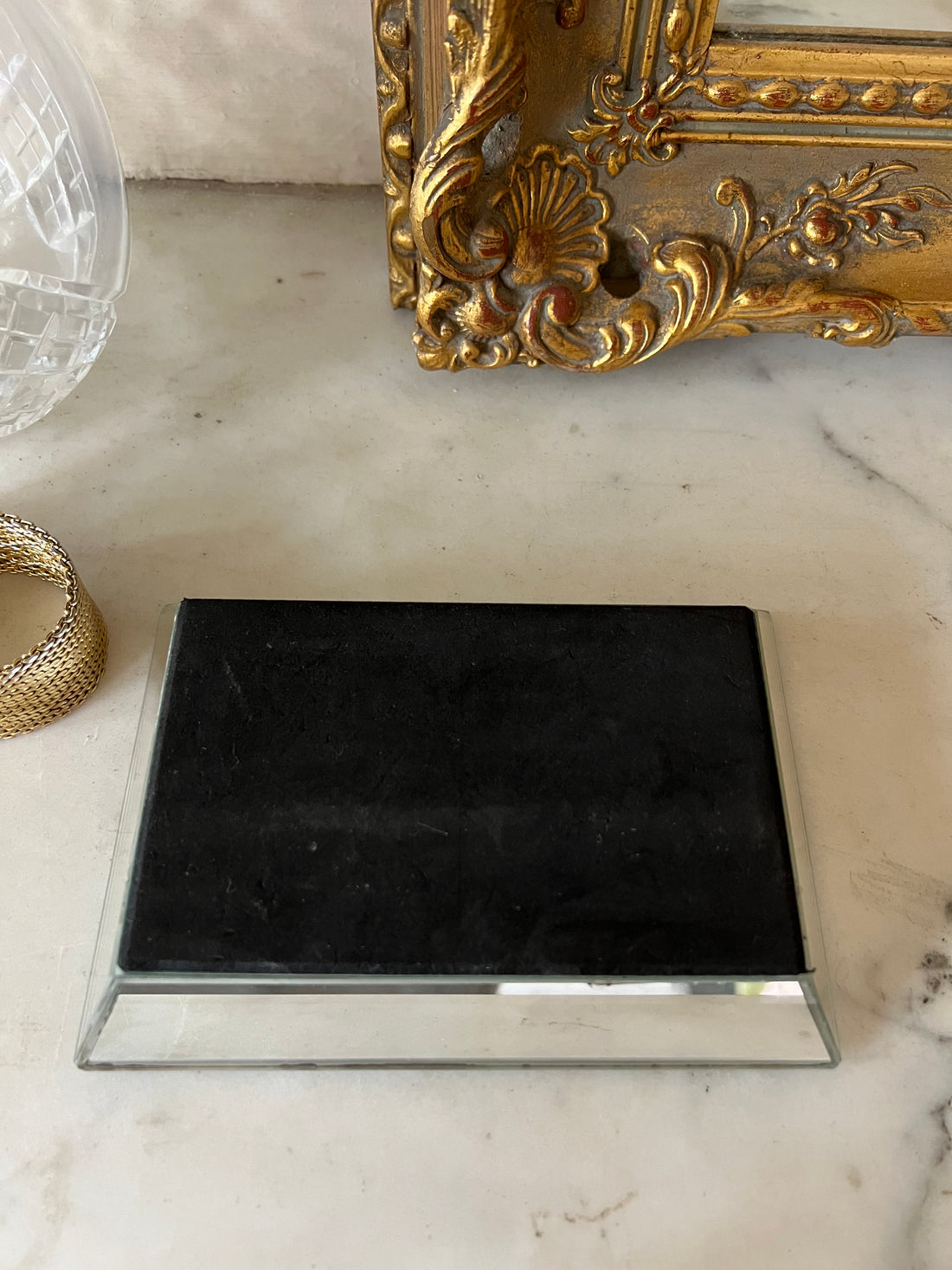 Vide-poches miroir Laura Ashley