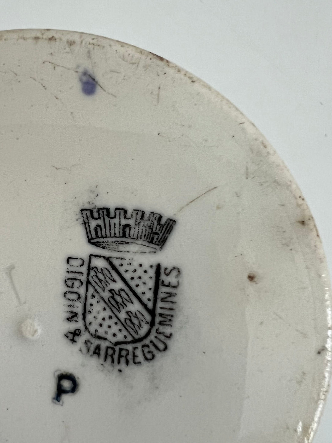 Ancien pot à moutarde Digoin Grey-Poupon