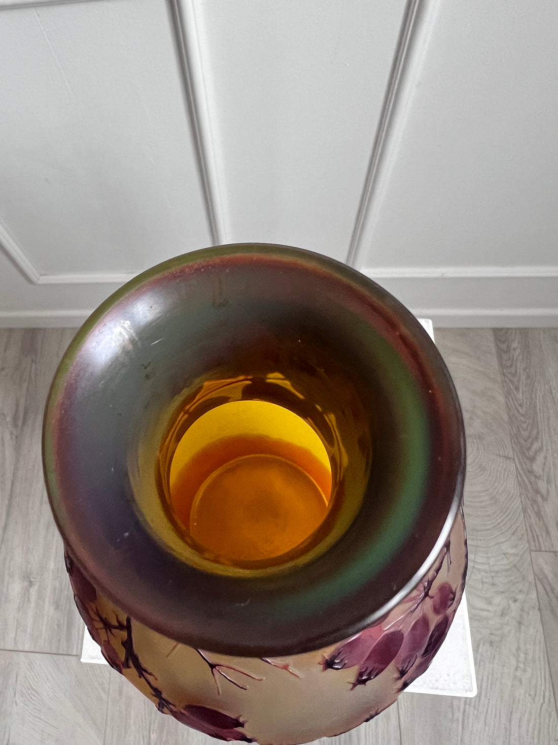 Vase Emile Gallé à l'églantier (Affaire Conclue)