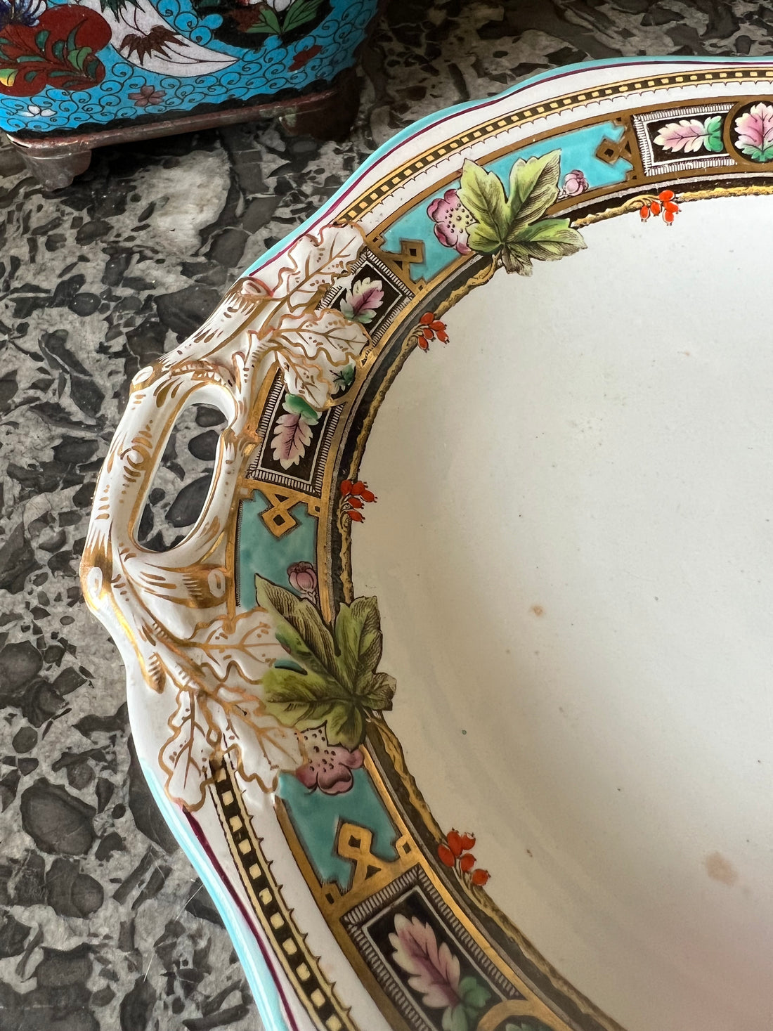 Compotier Wedgwood Argyle fin XIXème
