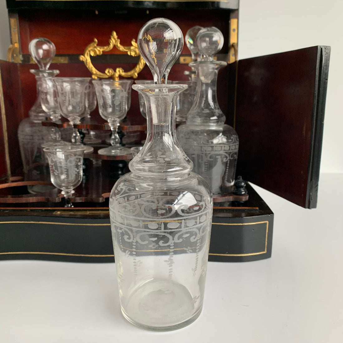 Cave à liqueur Napoléon III (livraison incluse)