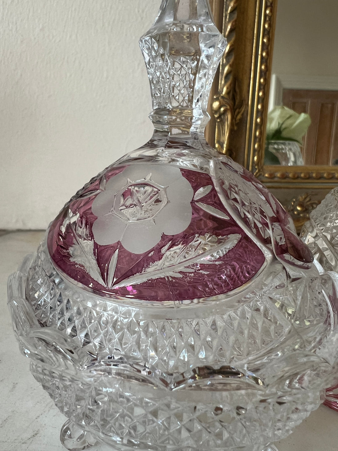 Bonbonnière en cristal