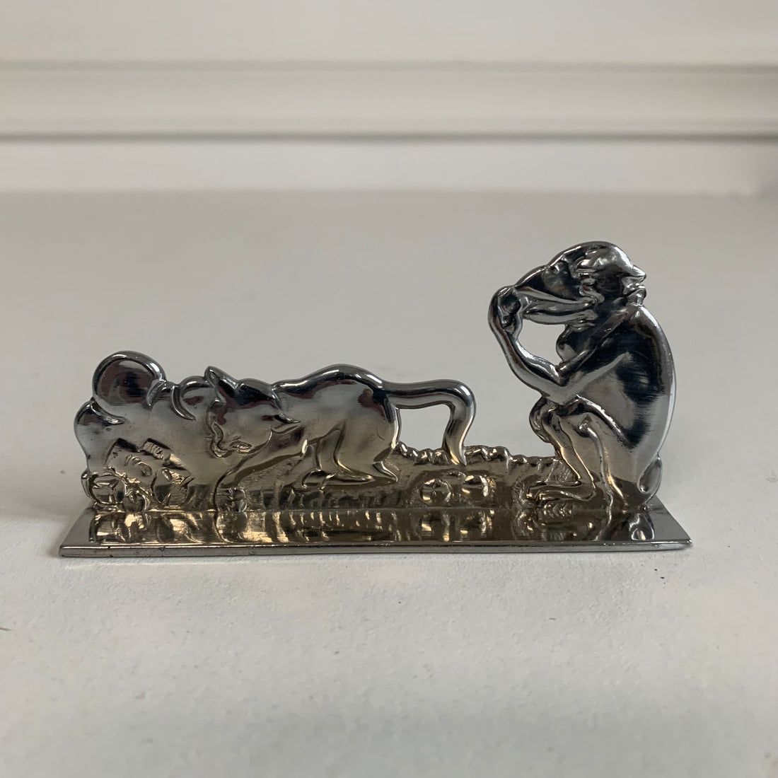 Coffret de 12 porte-couteaux Benjamin Rabier 1930
