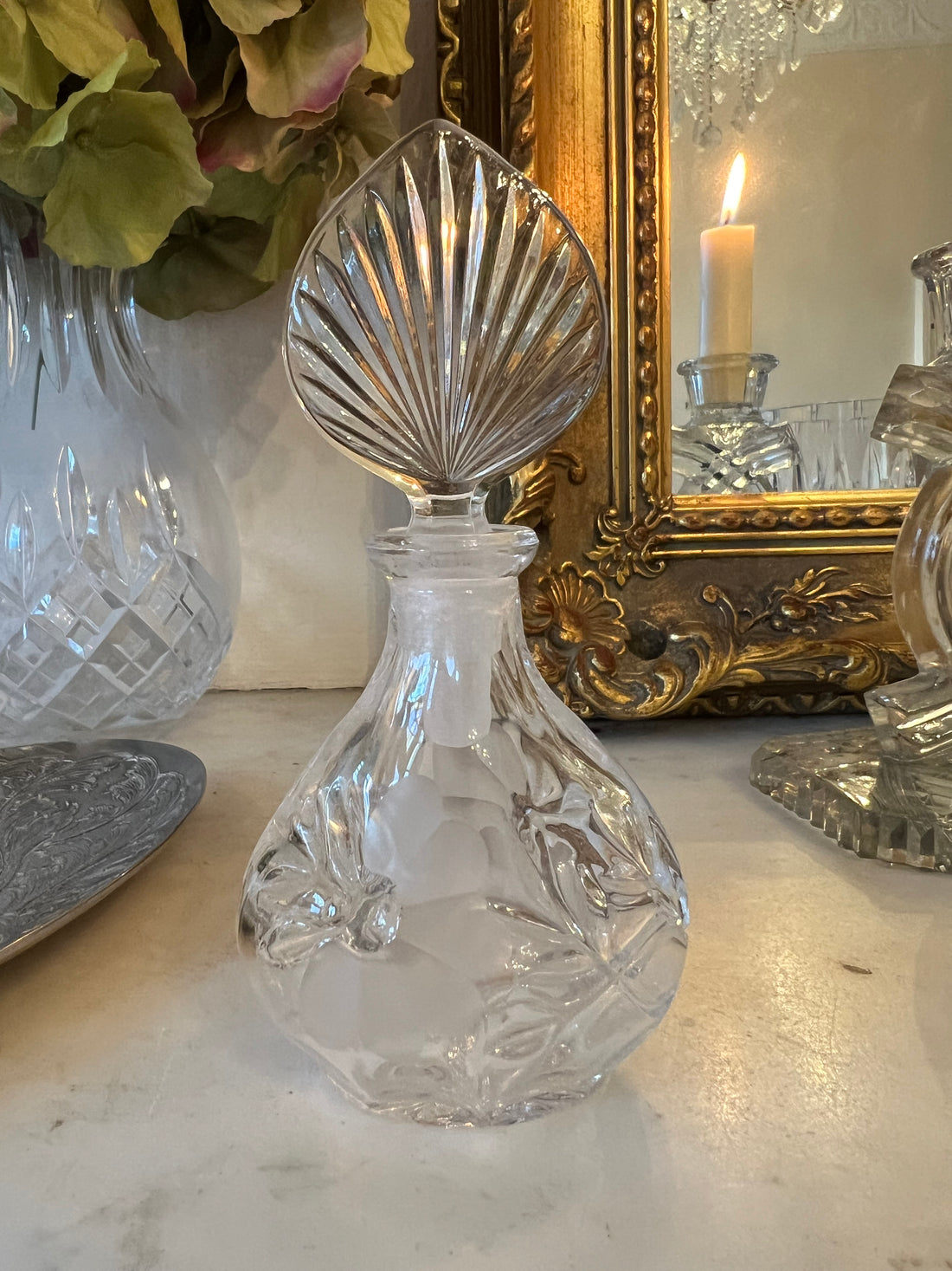 Flacon à parfum anglais vintage