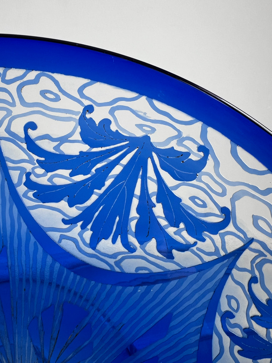 Grande coupe Legras Art Déco