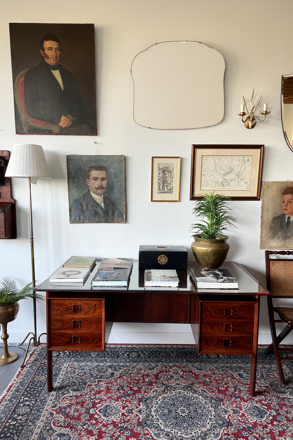 Miroir biseauté années 30