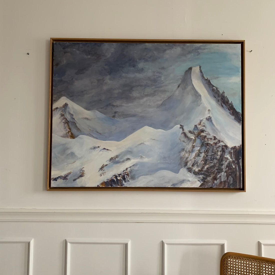 Paysage de montagne encadré