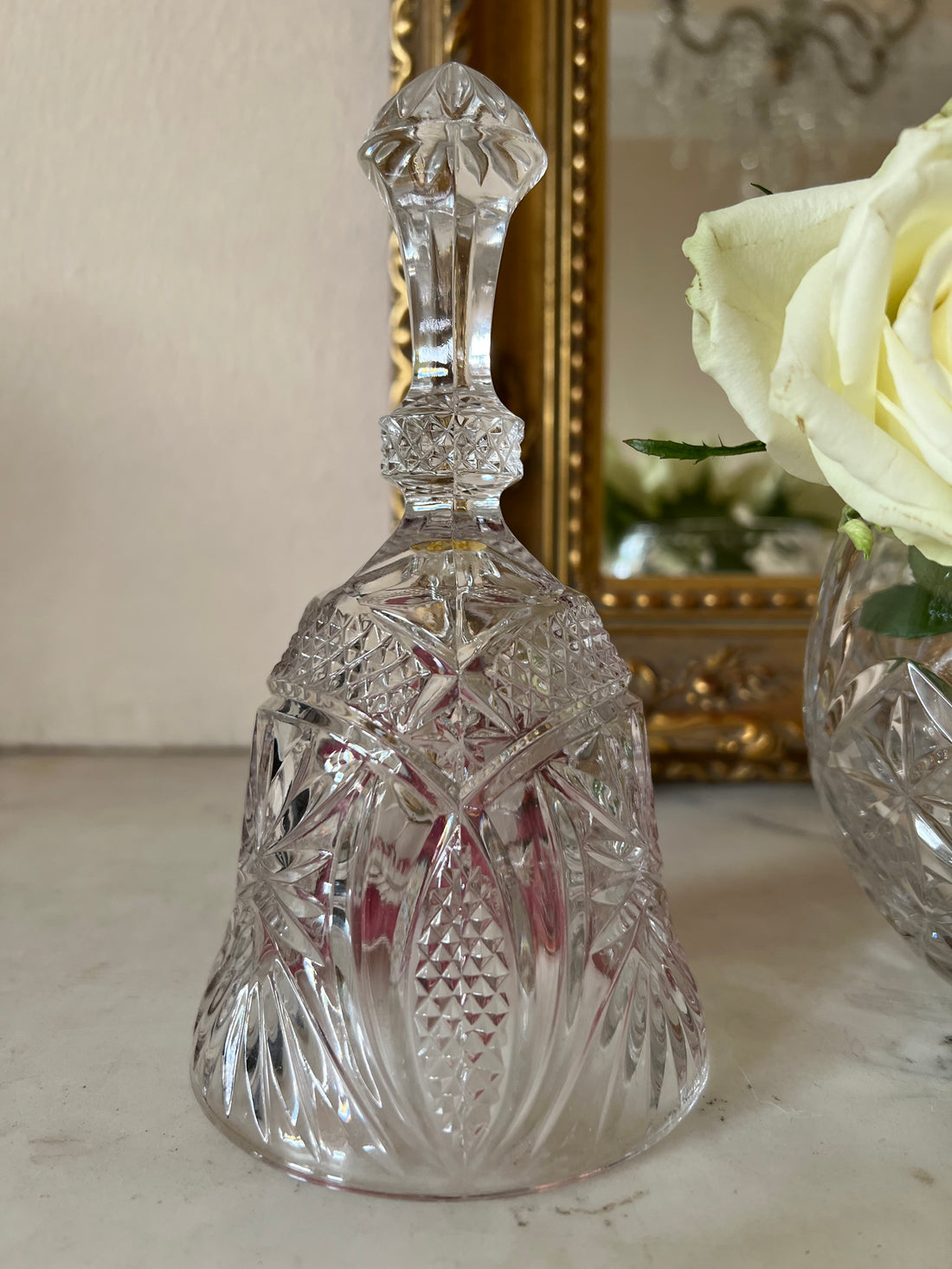 Sonnette de table en cristal