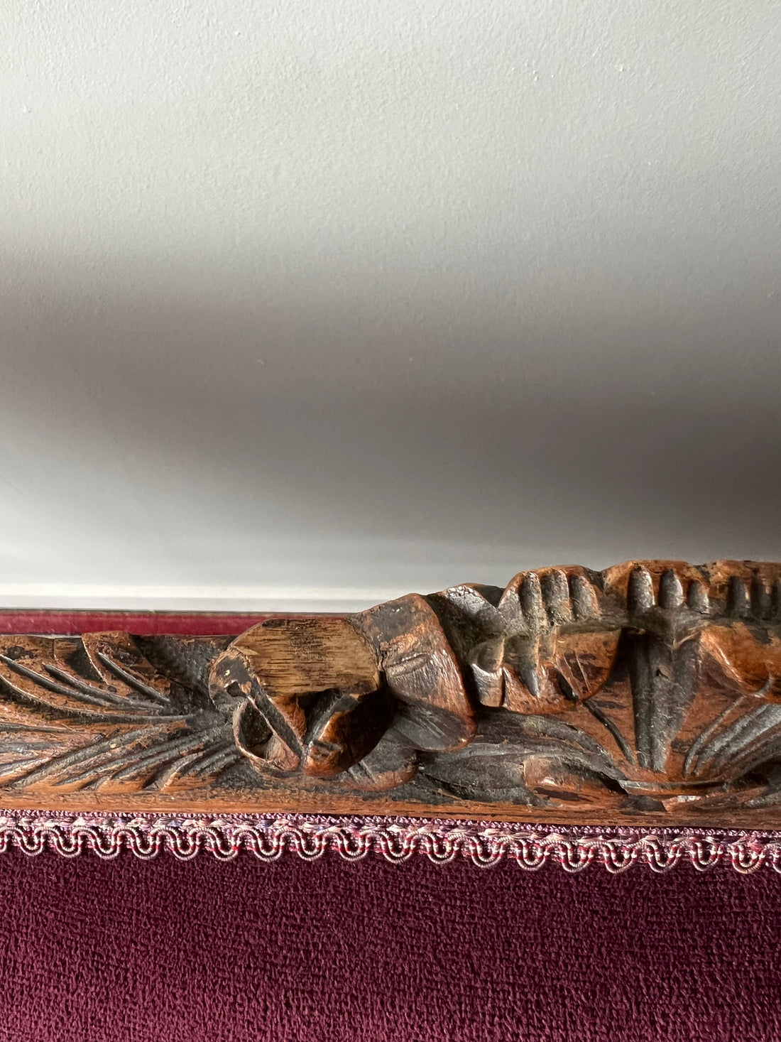 Banquette cabriolet style Louis XV