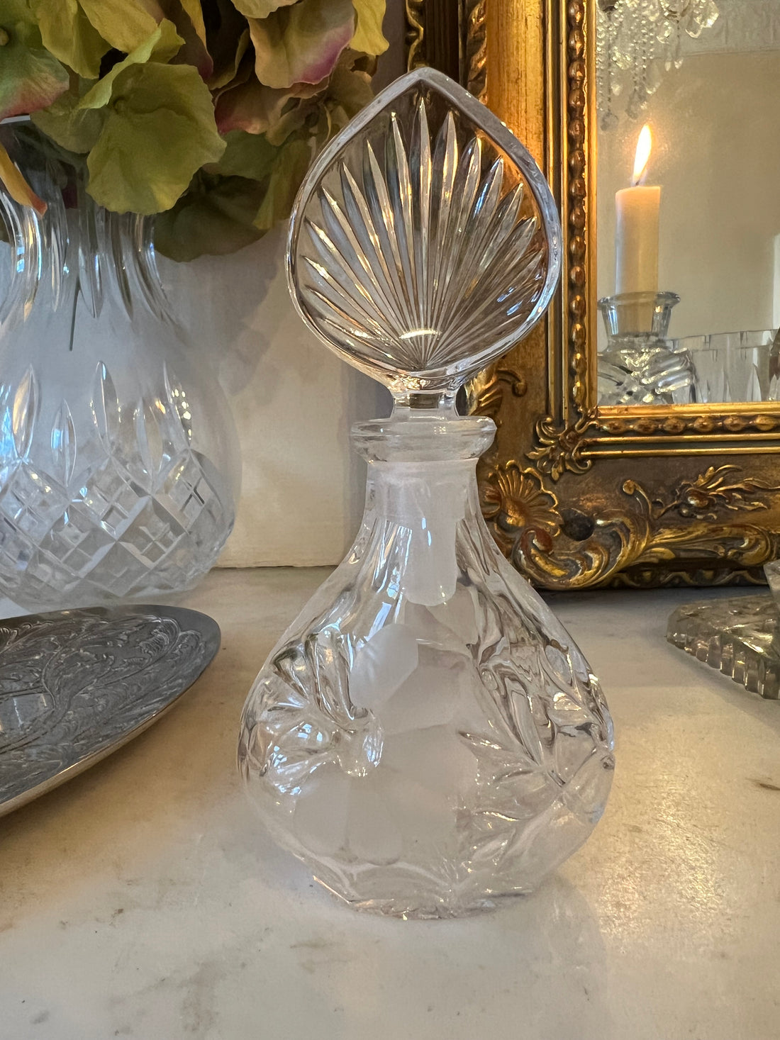 Flacon à parfum anglais vintage