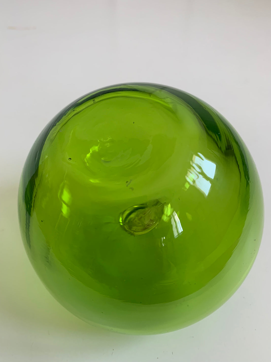 Pomme en verre soufflé Murano