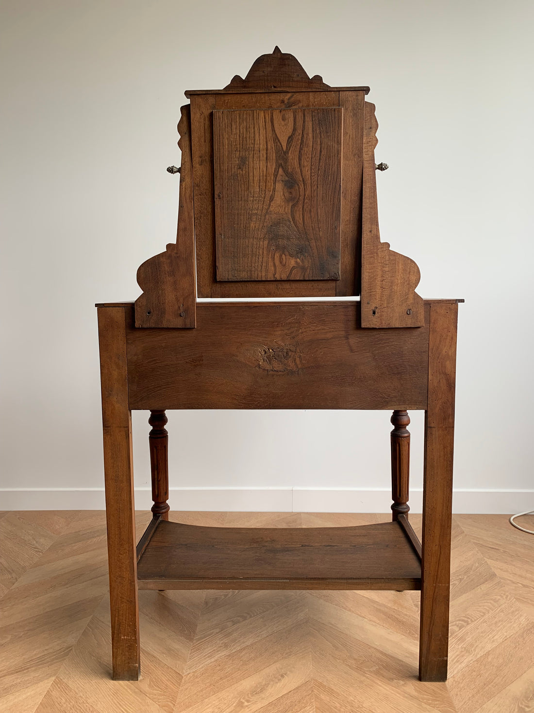 Meuble de toilette 1900 avec miroir
