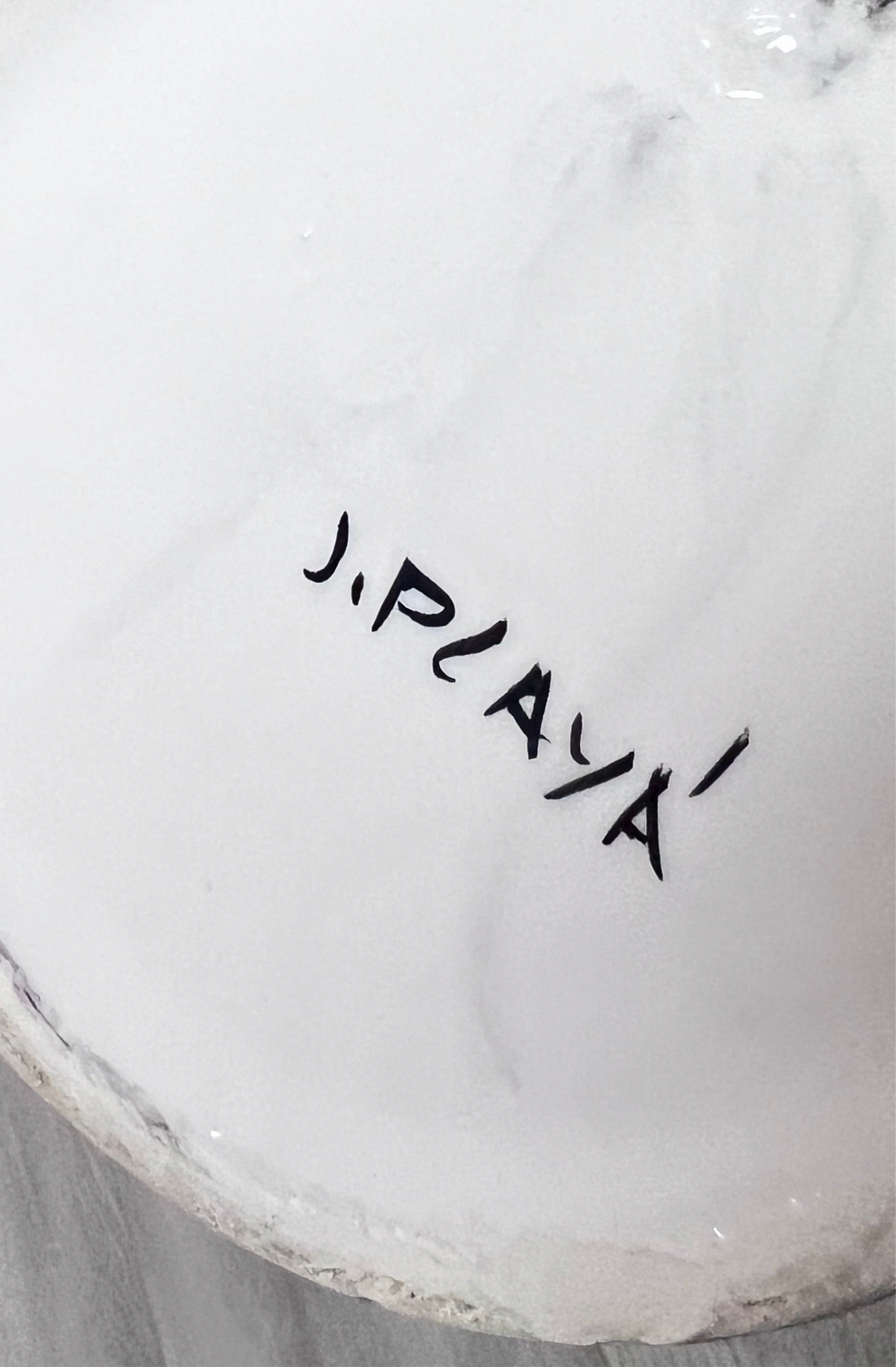 Vase monochrome J. Playá- Espagne - 1960