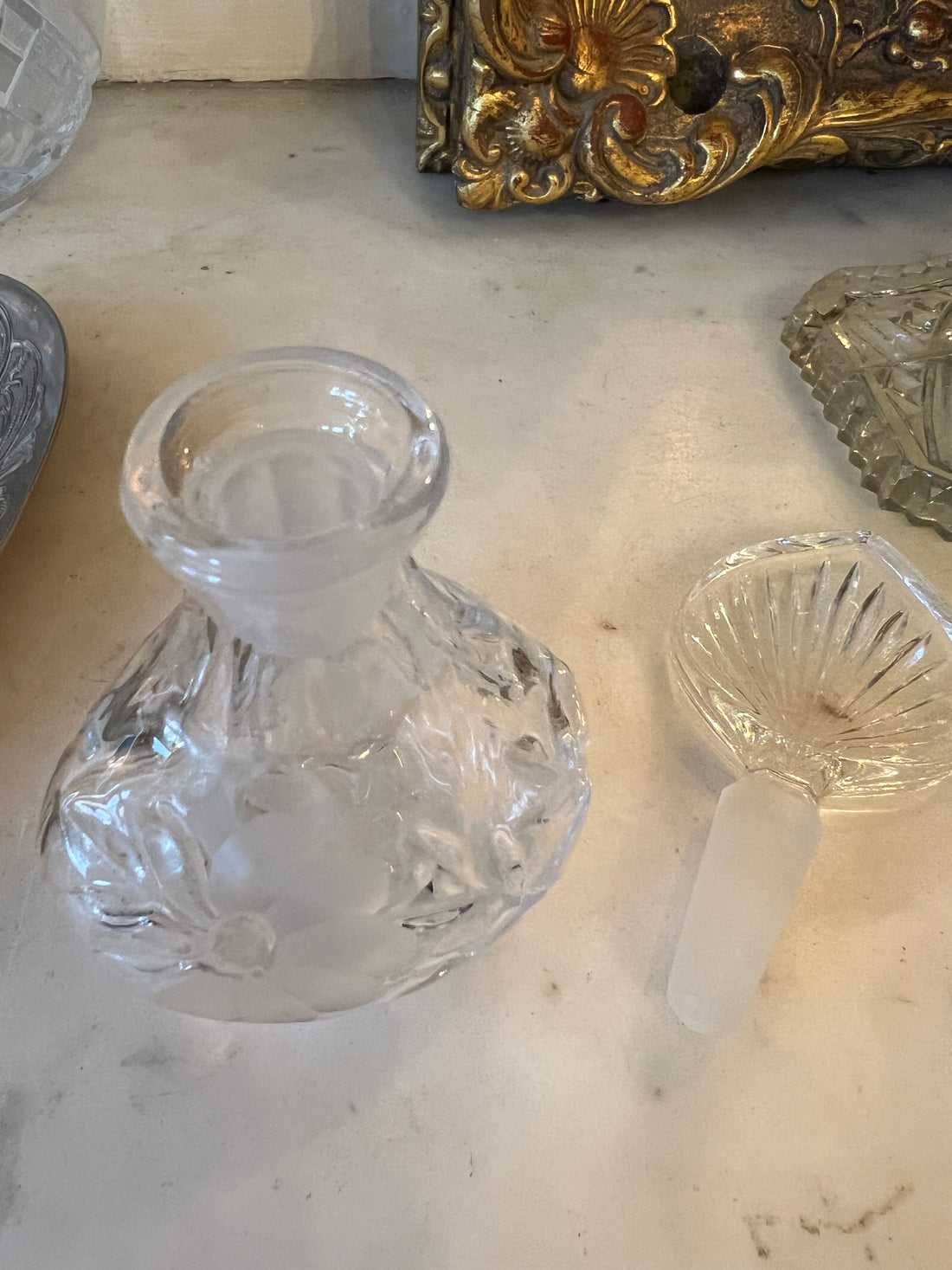 Flacon à parfum anglais vintage