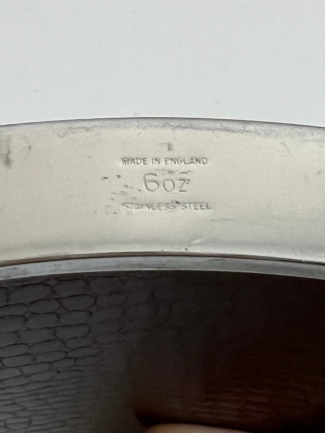 Flasque à whisky anglaise