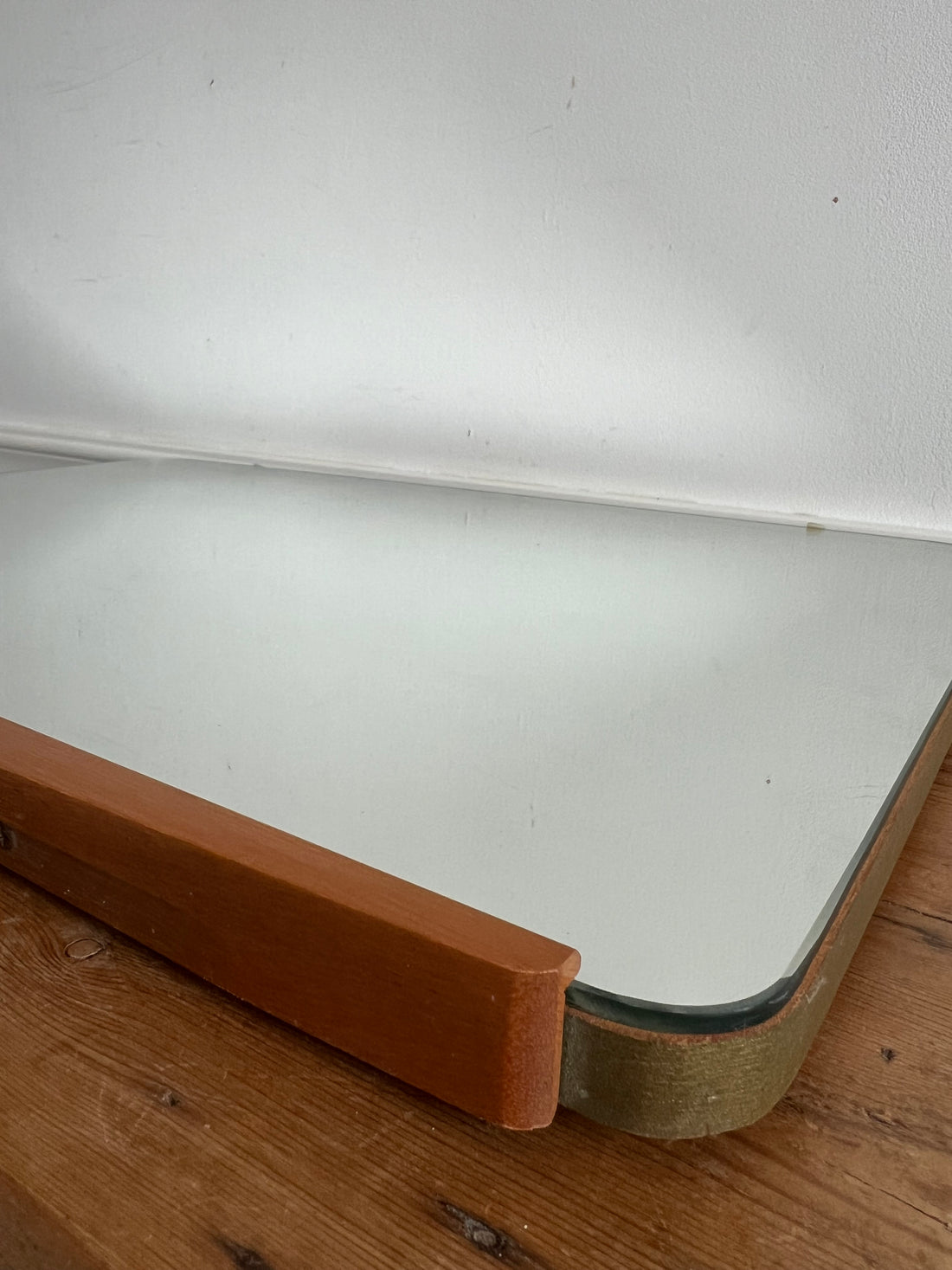 Miroir scandinave teck vintage