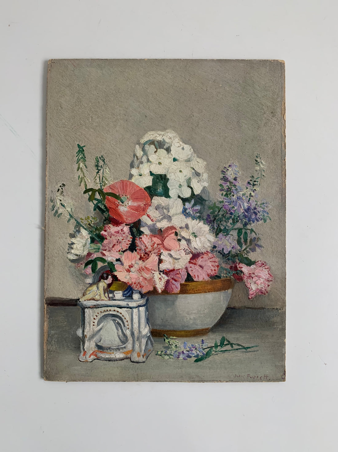 John Everett (1876-1949) - Nature morte au bouquet