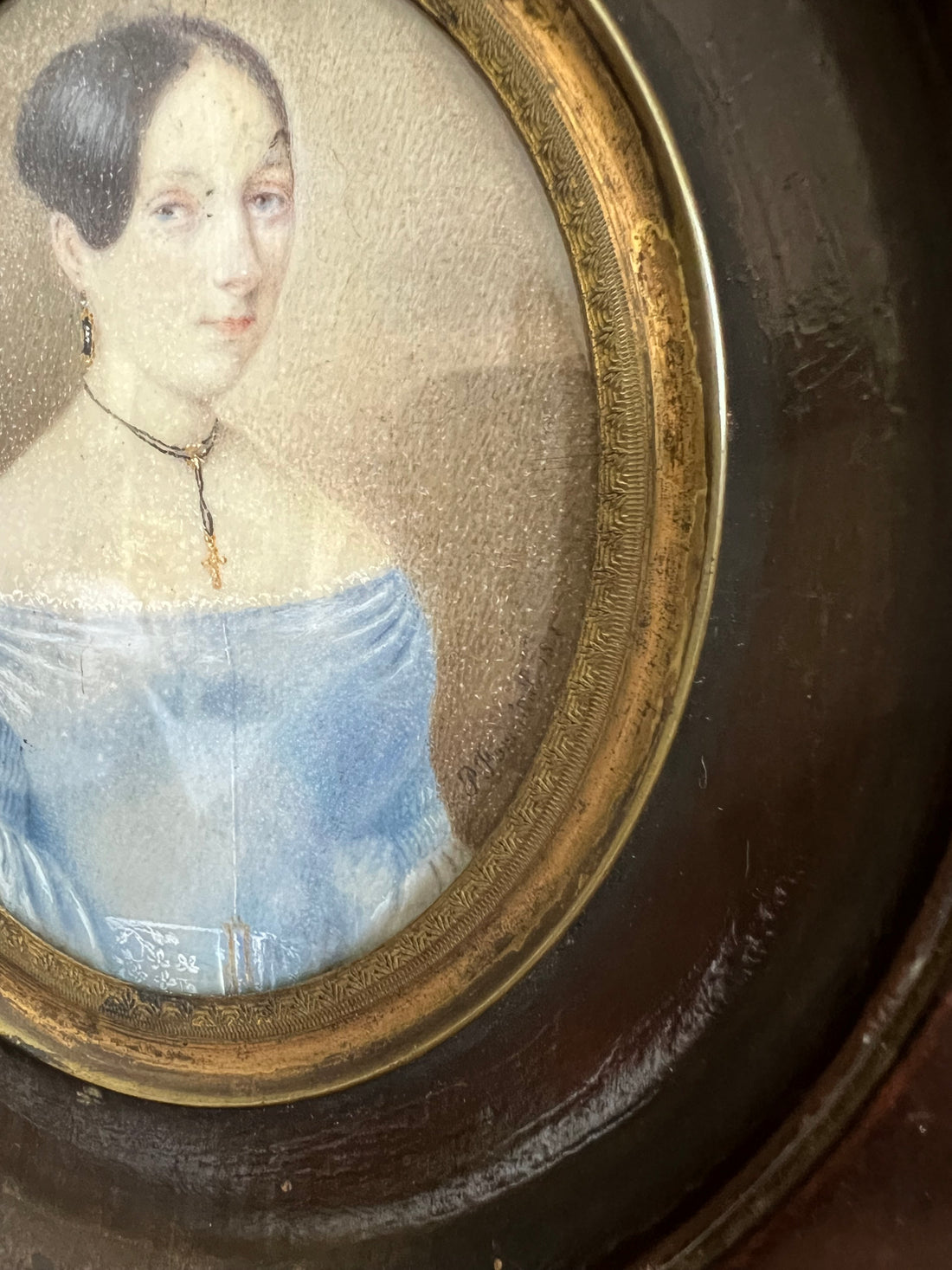 Portrait miniature de 1838