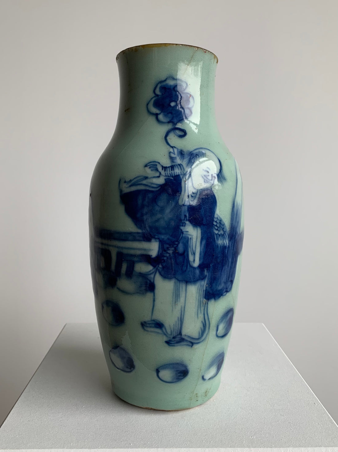Vase céladonné chinois 1900