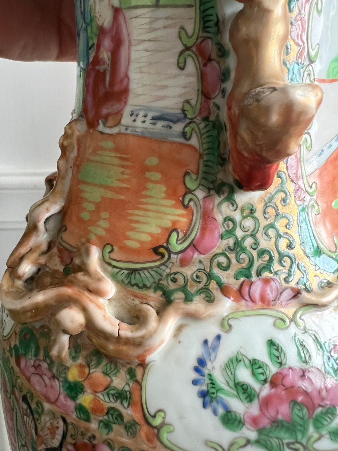 Paire de vases de Canton XIXème (livraison incluse)