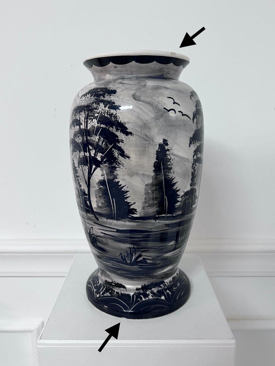 Vase monochrome J. Playá- Espagne - 1960