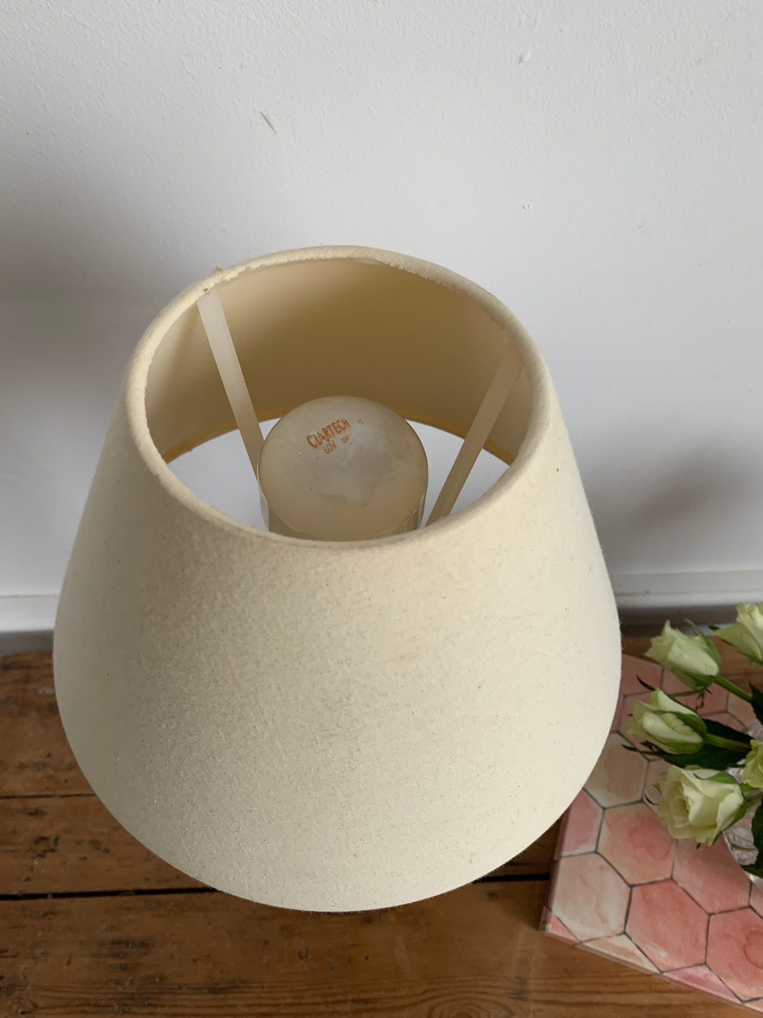Lampe vintage en laiton avec choix d'abat jour